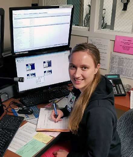 Master of Science in Nursing  student Christina Greeninger, RN-BSN