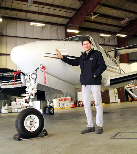Nick Prestera, BS degree in Aviation Technology program student