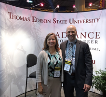 Janet Eickhoff and Tom Phillips