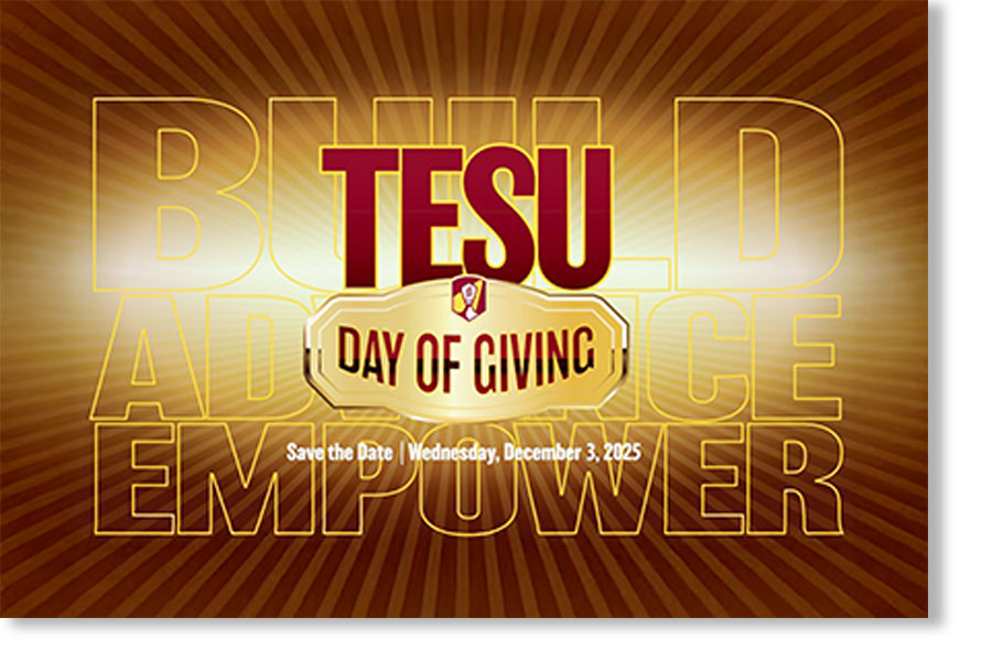 Save the Date: TESU's Annual Day of Giving - Dec. 3