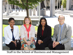 Staff in the School of Business and Management